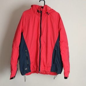 (P) Land's End Women  jacket waterproof winter hoodie hiking sport sz XL